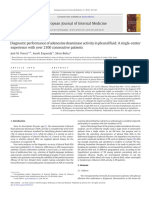 Diagnostic Performance of Adenosine Deaminase Activity in Pleural Fluid A Single-Center