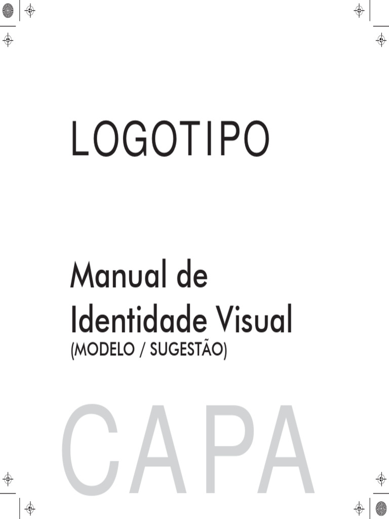 Manual de Identidade Visual Modelo | PDF | Marca | Esboço