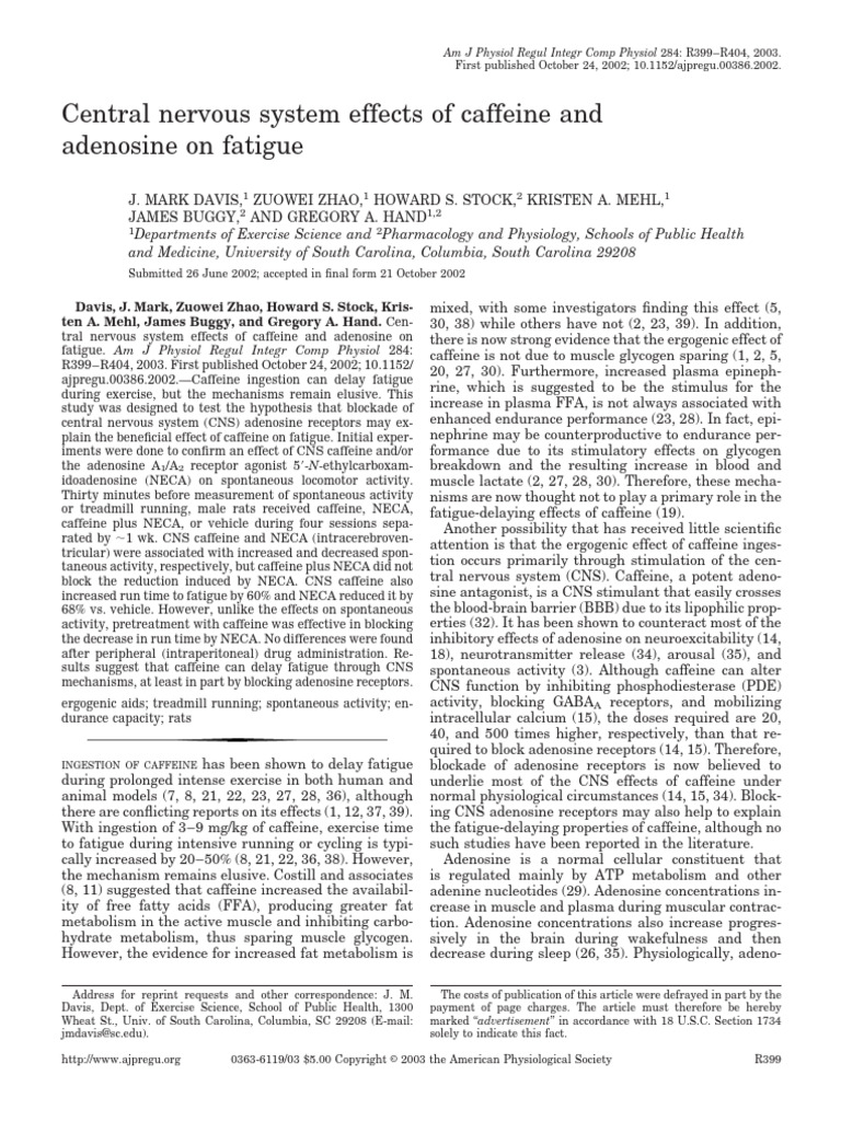 davis-et-al-2003-central-nervous-system-effects-of-caffeine-and