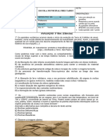 Avaliação de 3° Bim 6 Ano CNC