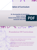 Unit 2 Foundation of Curriculum