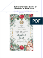 Free Download The Bounty Hunters Sister Brides of Cedar Falls Book 3 Jovie Grace Full Chapter PDF