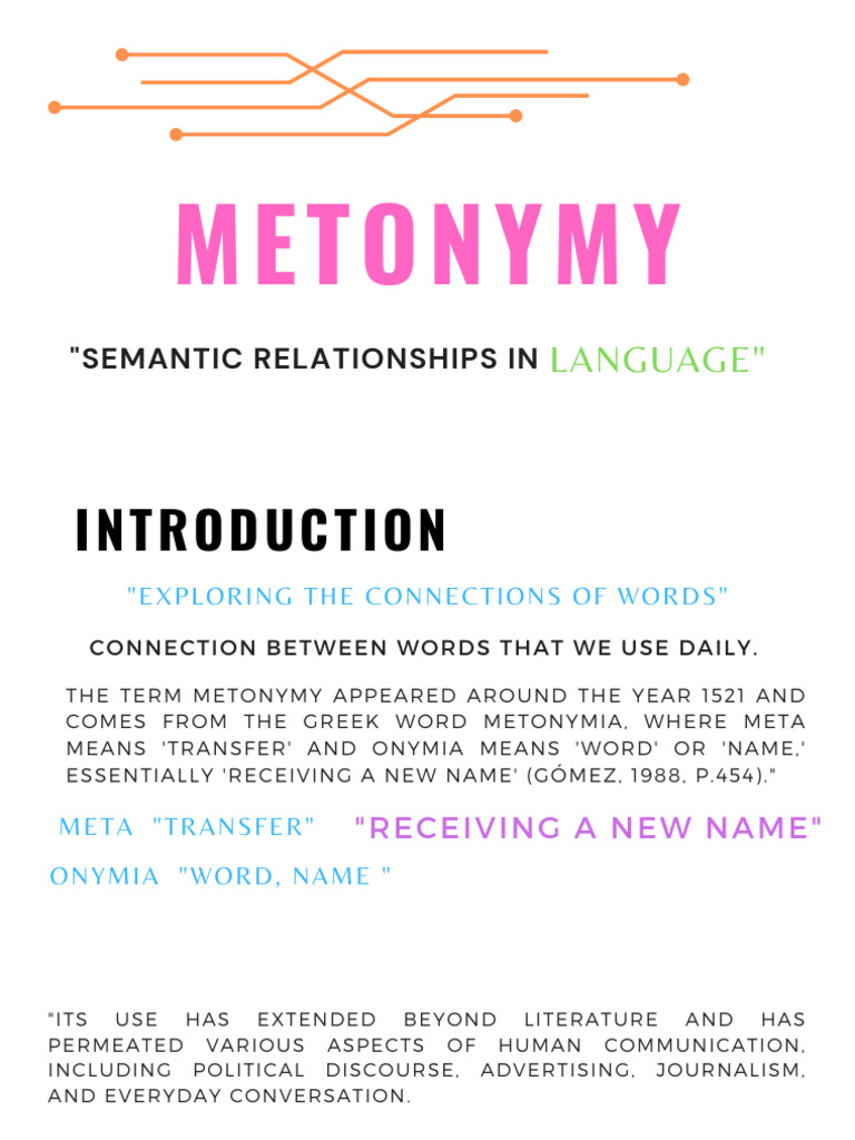 Metonymy | PDF | Word | Communication