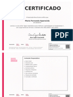 Certificado: Maria Fernanda Aparecida