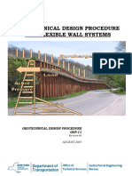 Geotechnical Design Procedure For Flexible Wall Systems