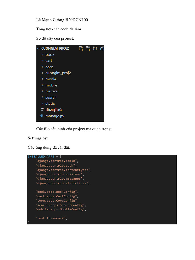 Django Project Configuration Guide | PDF | Web Development | Software ...