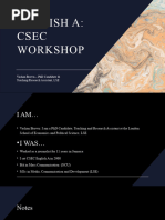 CSEC Notice Writing Guide | PDF | Communication | Cognition