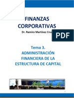 3 Administración Financiera de La Estructura de Capital
