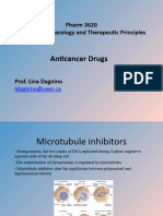 Anticancer Drugs: Pharm 3620 Human Pharmacology and Therapeutic Principles