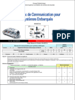 MASE531 Réseaux de Communication Pour Systèmes Embarqués