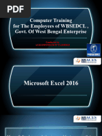 EXCEL 16 Wbsedcl