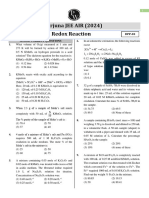 Redox Reaction - DPP 02 (Extra) - Arjuna JEE AIR 2024 (Physical Chemistry)