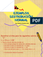 Ejemplos Distribución NORMAL