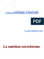 Chap.5. A - Nutrition Bactérienne