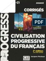 Civilisation Progressive Du Français B2-C1 Avancé, Corrigés (Jacques Pécheur) (Z-Library)