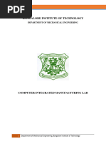 CIM LAB Manual - 2021