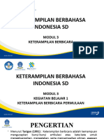 PDGK 4101 KETERAMPILAN BERBAHASA INDONESIA SD MODUL 3