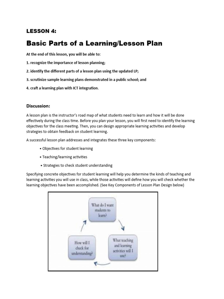 Lesson 5 | PDF | Lesson Plan | Microsoft Word