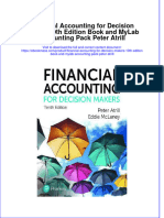 Free Download Financial Accounting For Decision Makers 10Th Edition Book and Mylab Accounting Pack Peter Atrill Full Chapter PDF