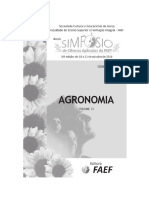 Silo - Tips - Agronomia Volume 13 Anais Do Xix Simposio de Ciencias Aplicadas Da Faef Gara SP Editora Faef Vol 13 14 Vols Issn