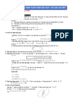 3. Tập Hợp - Các Phép Toán Trên Tập Hợp - Đáp Án