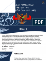 Soal Pretest TWK Pilar Negara (Pancasila Dan UUD 1945)