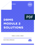 DBMS Module-2