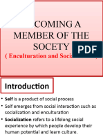 Socialization and Enculturation
