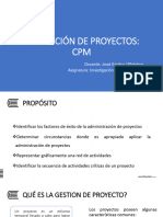 07 CPM Planeación de Proyectos