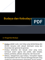 Budaya Dan Kebudayaan