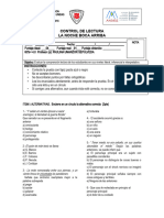 003 Control de Lectura La Noche Boca Arriba