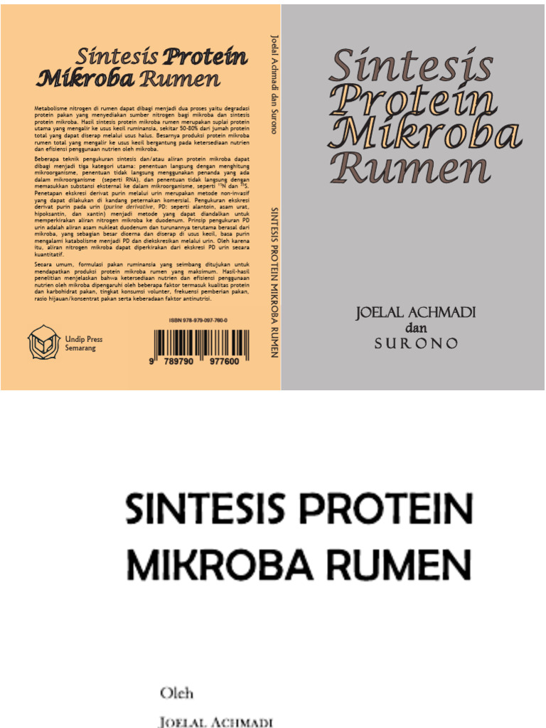 Sintesis Protein oleh Mikroba Rumen | PDF