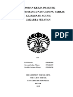 (123dok - Com) Laporan Kerja Praktek Proyek Pembangunan Gedung Parkir Kejaksaan Agung Jakarta Selatan