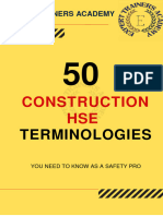 50 HSE Terminologies