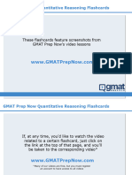 GMAT Math Flashcards From GMAT Prep Now - 0