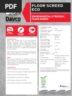 Davco Floor Screed ECO - Catalogue