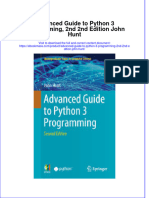 Free download Advanced Guide To Python 3 Programming 2Nd 2Nd Edition John Hunt full chapter pdf epub