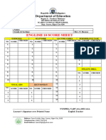 Score Sheet