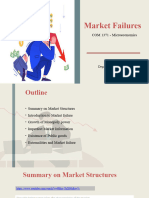 Week Eight - Market Failures