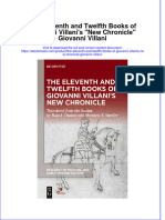 Free Download The Eleventh and Twelfth Books of Giovanni Villanis New Chronicle Giovanni Villani Full Chapter PDF