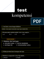 Test Kompetensi Penulisan Soal