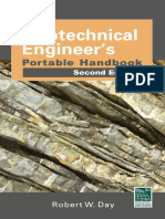 Geotechnical Engineering Portable Handbook by Robert W Dat