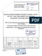 BK91 1316 CPF VED 011 QAC H02 0002 - 1 - WPS For Shop Fabrication and Erection of LPG Storage Tank (CPF 129 T 01ABC) .......