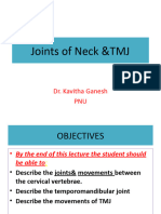 JOINTS of Neck and TMJ Bds