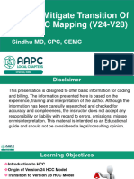 To Mitigate Transition of HCC Mapping (V24-V28)