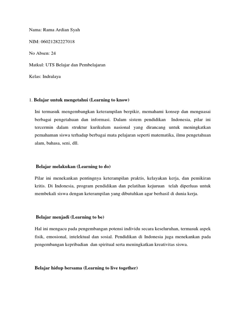 24.rama Ardian Syah - UTSBDP - LAYA | PDF | Karier & Perkembangan