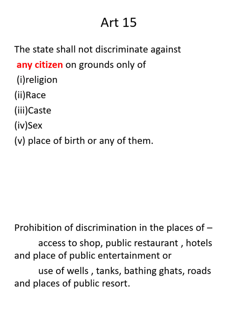 Fundamental Rights and Reservations Overview | PDF | Right To Silence ...