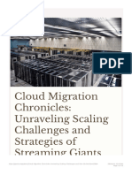 Cloud Migration Chronicles - Unraveling Scaling Challenges and Strategies of Stre