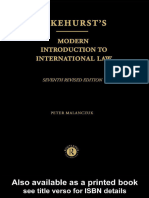 Peter Malanczuk Akehurst S Modern Introd