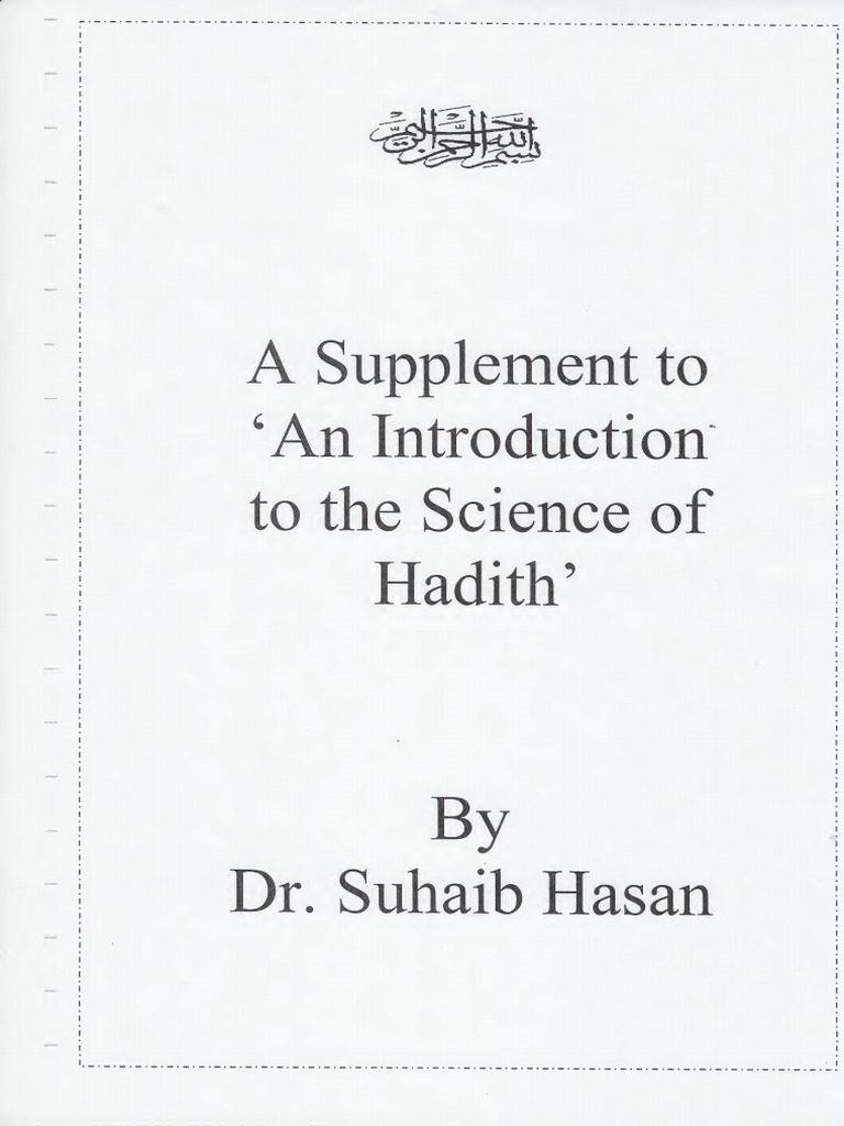 Hadith Text | PDF | Hadith | Islamic Jurisprudence